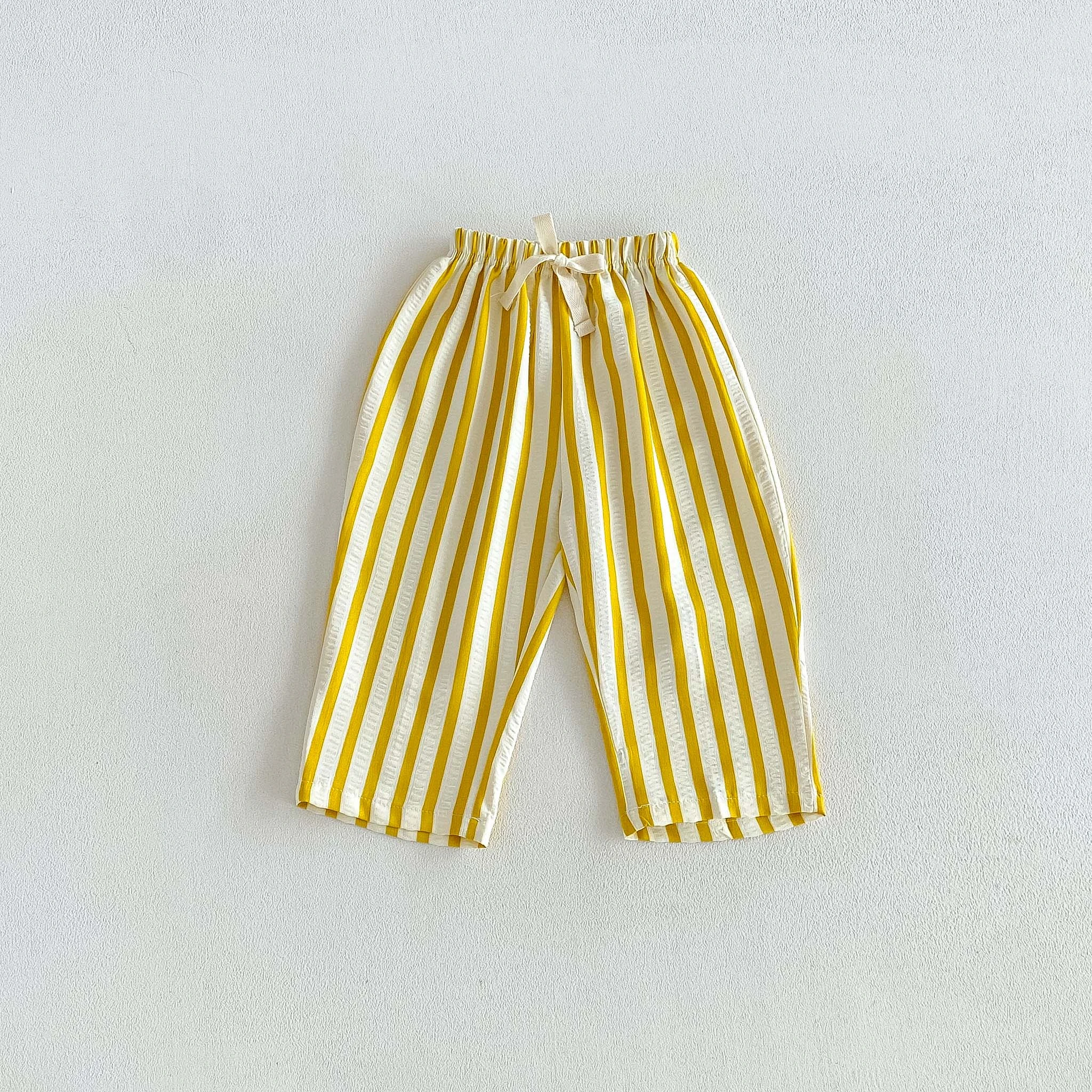 1-6 Age Children Clothes Casual Trousers Fashion Striped Girl And Boy Korean Harem Pants Kids Summer Clothing Simple Trendy New