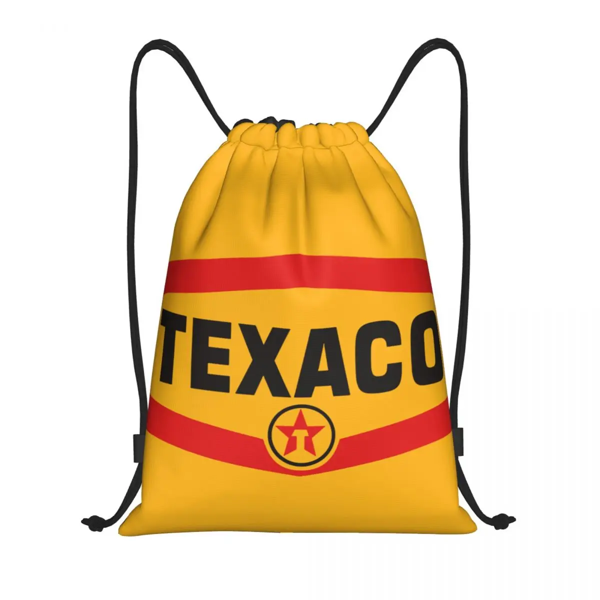 Custom Texaco Gift Drawstring Bag for Shopping Yoga Backpacks Men Women Sports Gym Sackpack