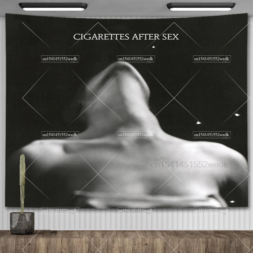 Cigarettes After Sex Tapestry Funny Meme Tapestries Wall Hanging Art Poster Room Decoration Aesthetic Party Backdrop Tapestries