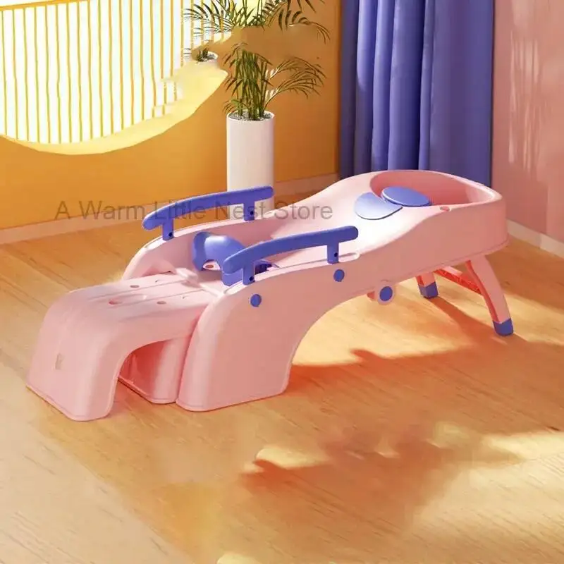 

Adult Shampoo Chair Hairdresser Hair Wash Kids Salon Shampoo Bed Home Beauty Shaving Lit Shampooing Spa Salon Furniture