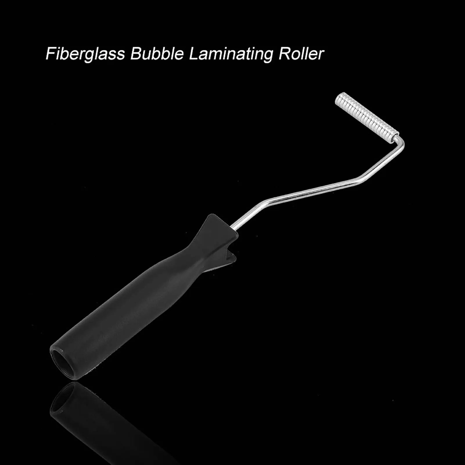 Aluminum Alloy Fiberglass Bubble Laminating Roller ABS Handle, Fiberglass Resin Laminating Bubble Roller Set, for Tub Shower