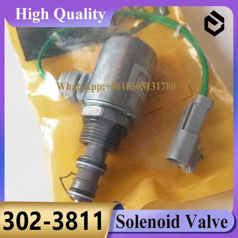 

302-3811 Солонный клапан гидравлического насоса 3023811 для экскаватора Caterpillar CAT 960F 970F 992D