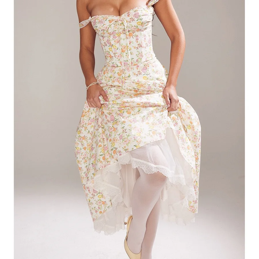 Ivory White Floral
