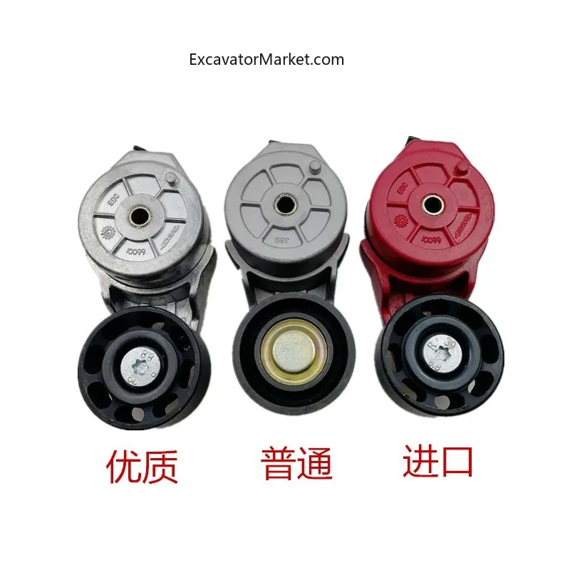 Excavator Spare Excavator accessories Komatsu PC120 200-6-7 Hyundai R225-7 Cummins engine belt tensioner