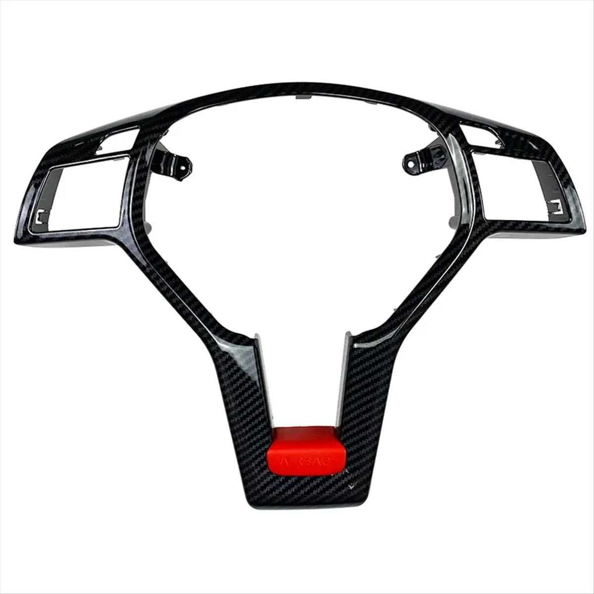 ABQE Steering Wheel Frame Cover Trim for Mercedes Benz Amg A B C E Glk Gla Cla Cls Class W176 W246 W204 W212 Carbon Fiber