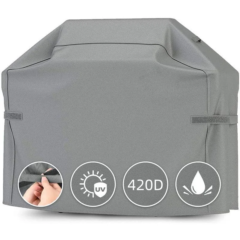 

420D Oxford Cloth Outdoor Grill Cover,Table Furniture Cover Waterproof,UV resistant, Table and Chair Dustproof Protective Cover
