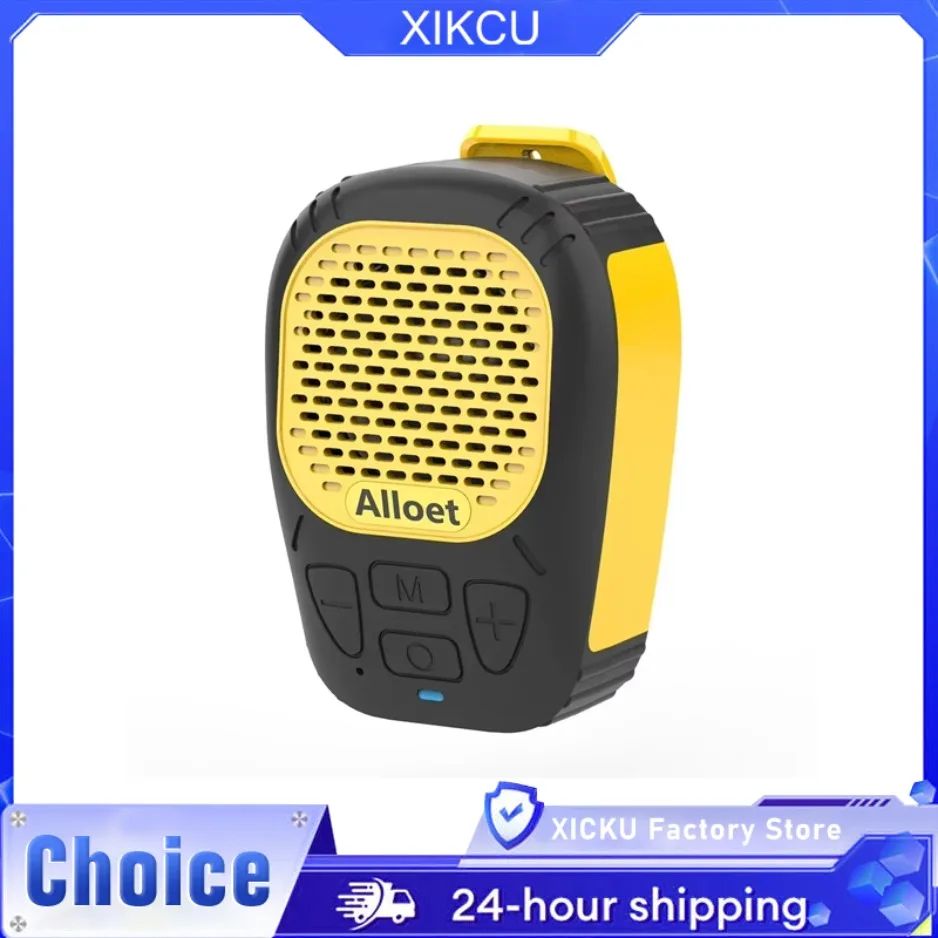 

XIKCU Magnetic Clip-On Wearable Bluetooth-Compatible 5.3 Speaker Wireless Waterproof Portable Speaker for Hands-Free Music/Calls