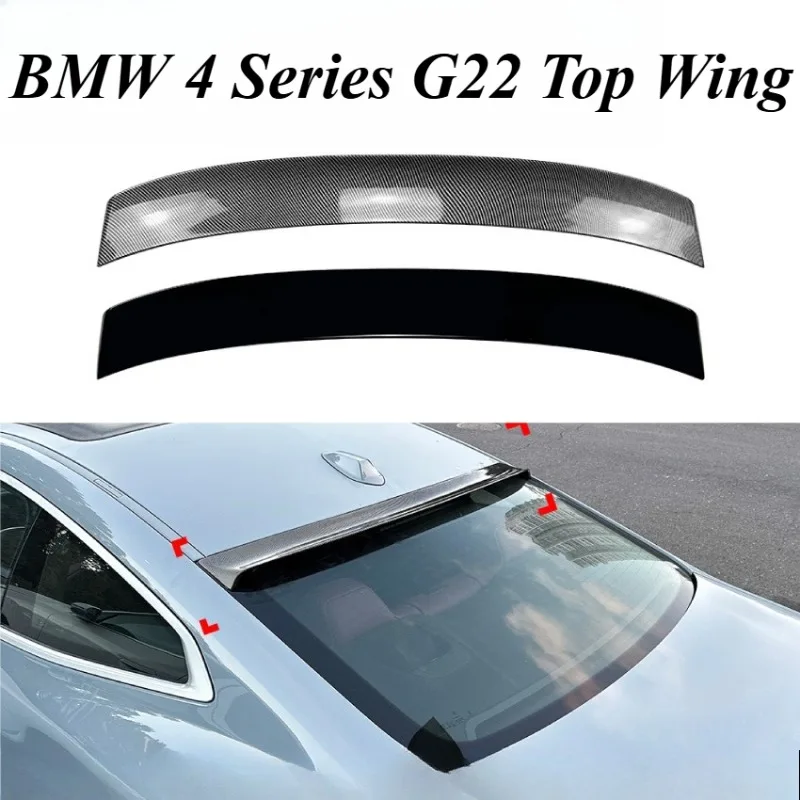 

For BMW 4 Series G22 2020 High Quality Roof Spoiler Rear Wing Duck Tail Sport Direct Fit Exterior Styling Upgrade Body Kit Parts