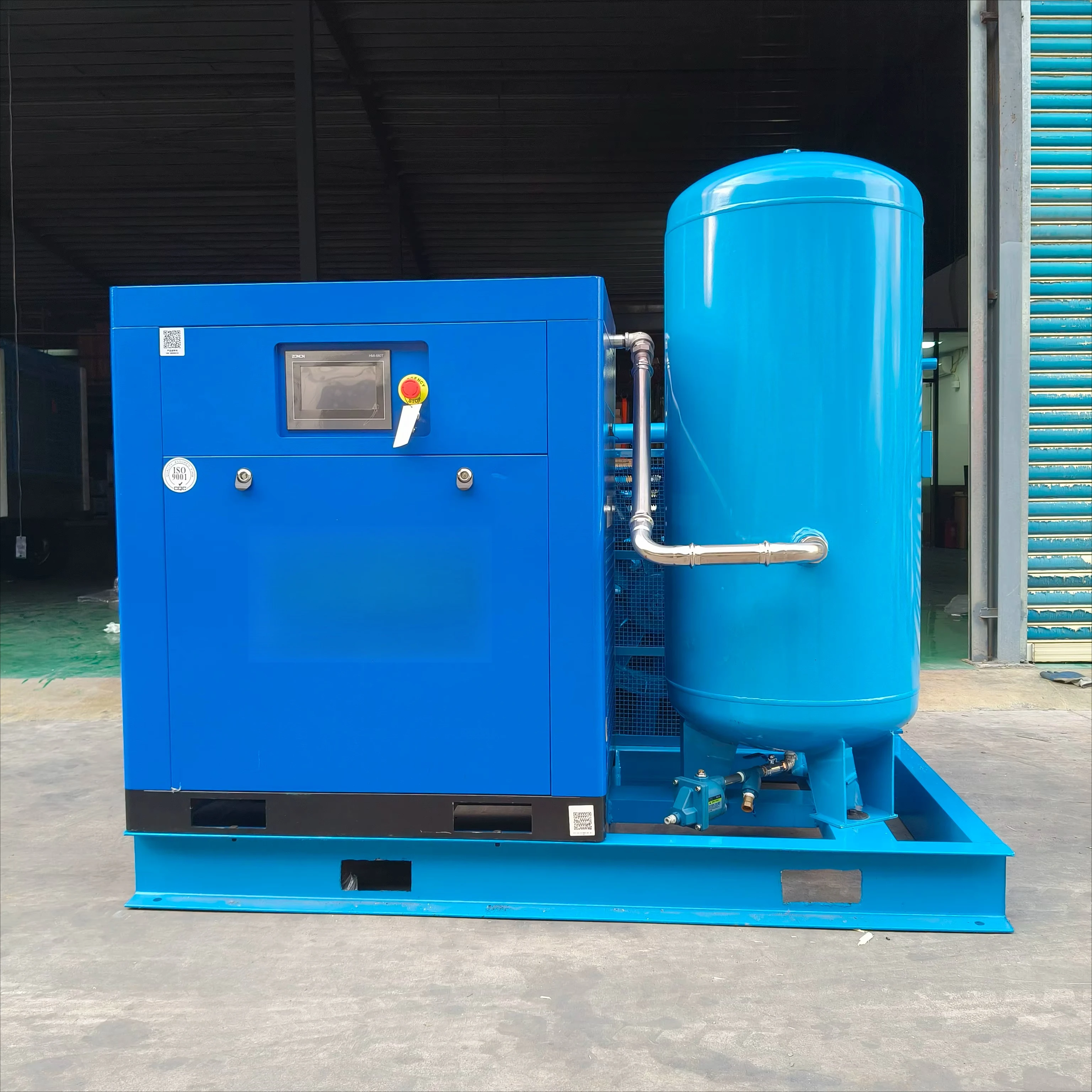 Airking 40Bar 4.0Mpa 3.0m3/min Portable Lubricated Motor Variable Speed Drive Screw Air Compressor Permanent Magnet PLC Air