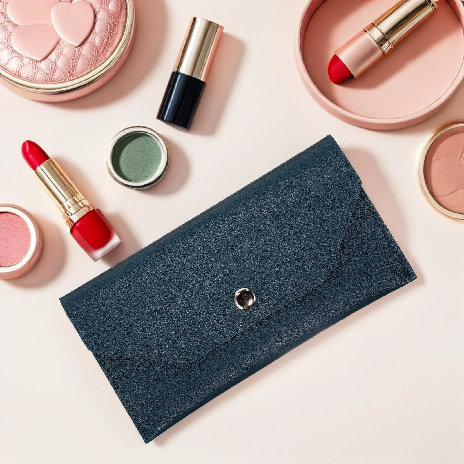 

2Pcs Slim Cash Envelope Wallet Mini Fake Budget Organizer Money Pouch Receipt Holder Reusable Cash Storage Organizer