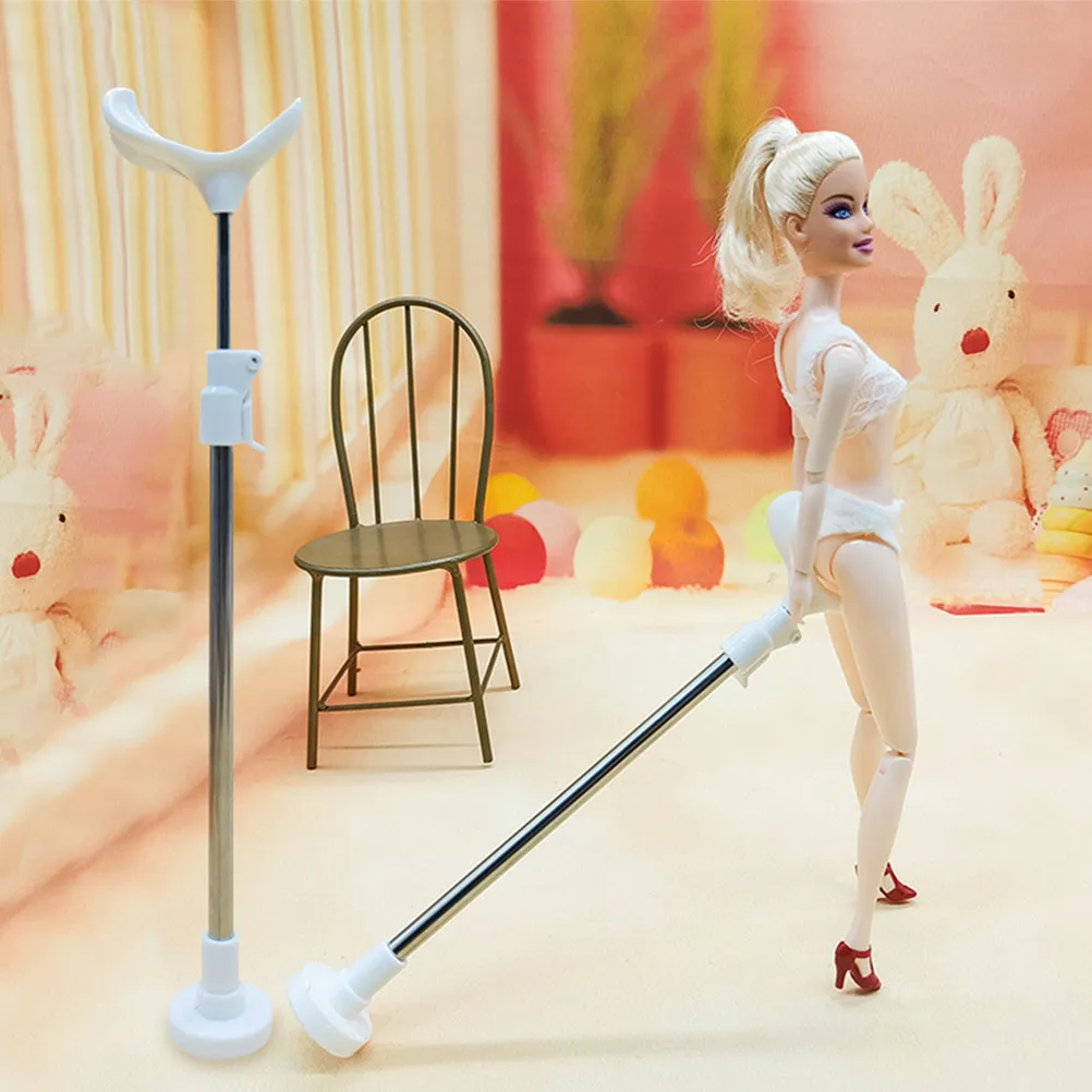 

2Pcs Heavy Duty Adjustable Figure Display Stands Smooth Burr-Free Grip Stable Height Control for Action Figures Home Shop