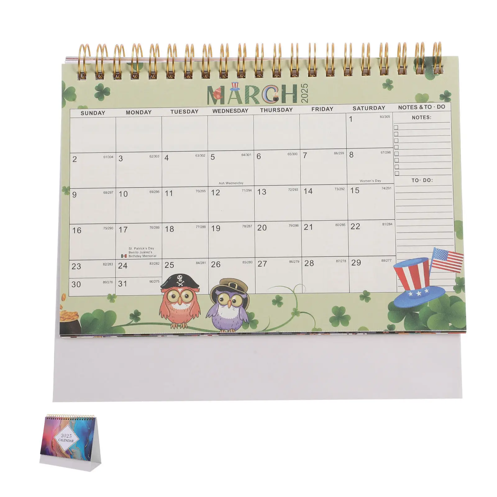 

2025 Desktop Calendar Paper Flip Calendar Stand Desk Decor Aesthetic Office Home Year Planner Desk Calendars Year Planner