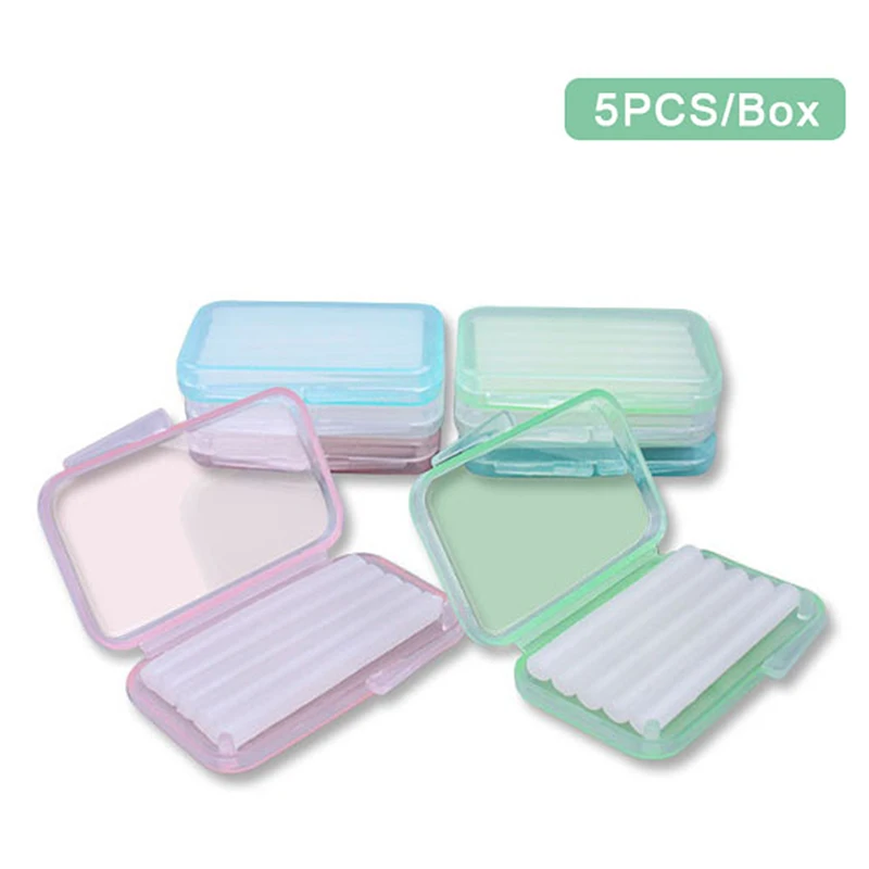 5Pcs/Box Dental Orthodontics Ortho Wax Mint Mix Scent For Braces Bracket Gum Irritation Teeth Whitening Oral Hygiene Tools