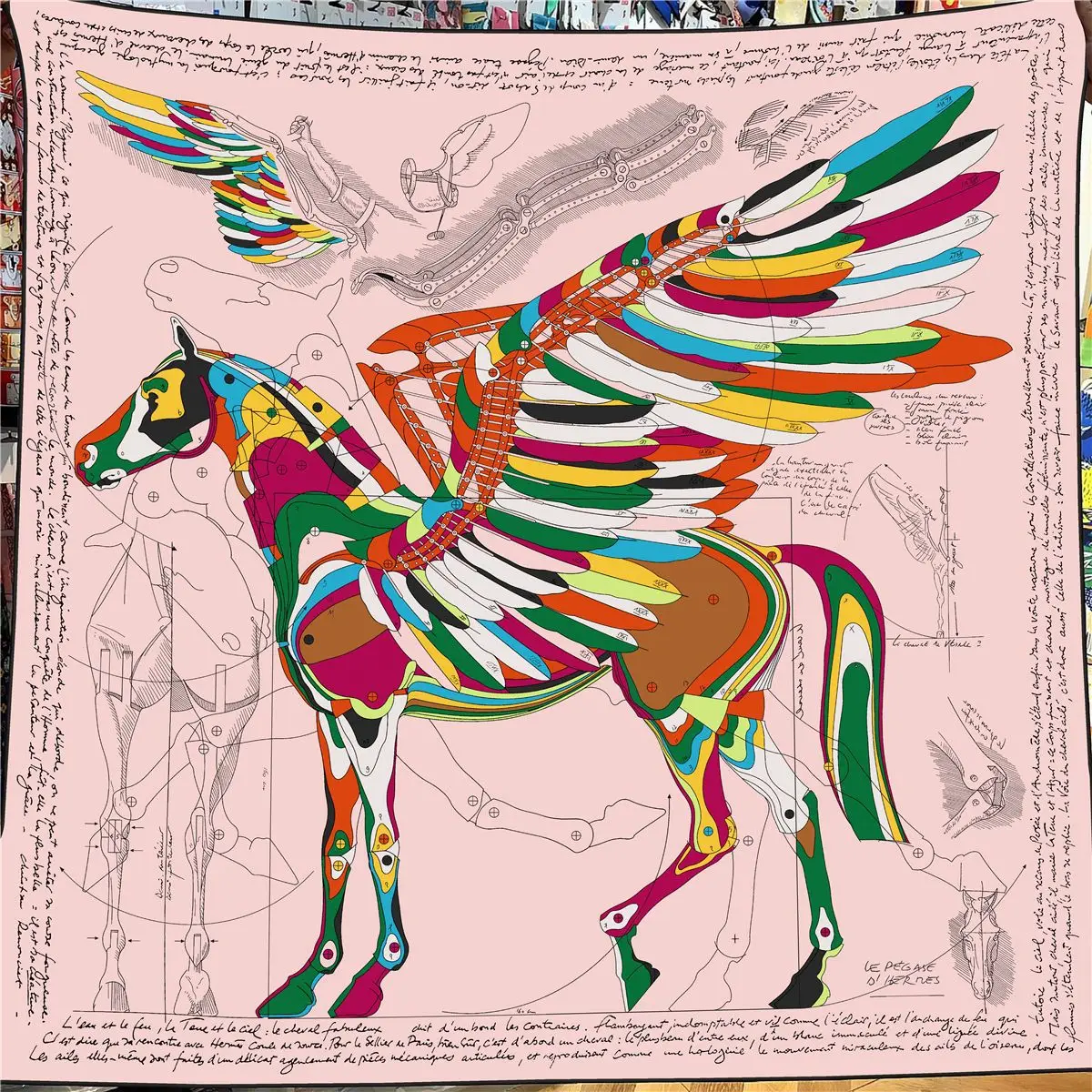 horse-print-cashmere-silk-scarf-women-luxury-designer-winter-square-large-shawl-hair-bag-accessories-gift-130cm