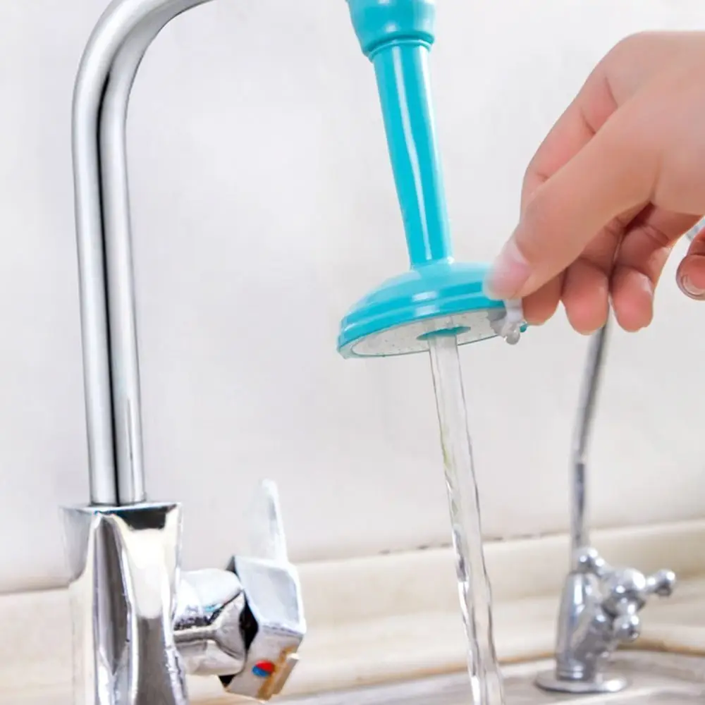 Silicone Faucet Sprayers High Pressure Adjustable Tap Filter Nozzle Splash-Proof 360 Rotation Faucet Regulator Water Outlet
