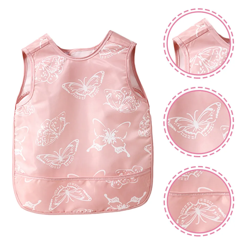 

Детский фартук-нагрудник премиум-класса без рукавов для малышей, защита от слюней при еде, моющийся, для кормления, защитная ткань от срыгивания