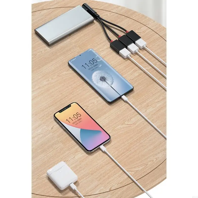 R66a 3 in 1 USB Host Power Splitter อะแดปเตอร์ USB ไปยังสายเคเบิลเพศหญิง USB