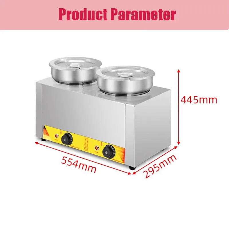 Wholesale Prices 7L*2 Food Insulation Pot Commercial Electric 110V/220V Chocolate Melting Machine