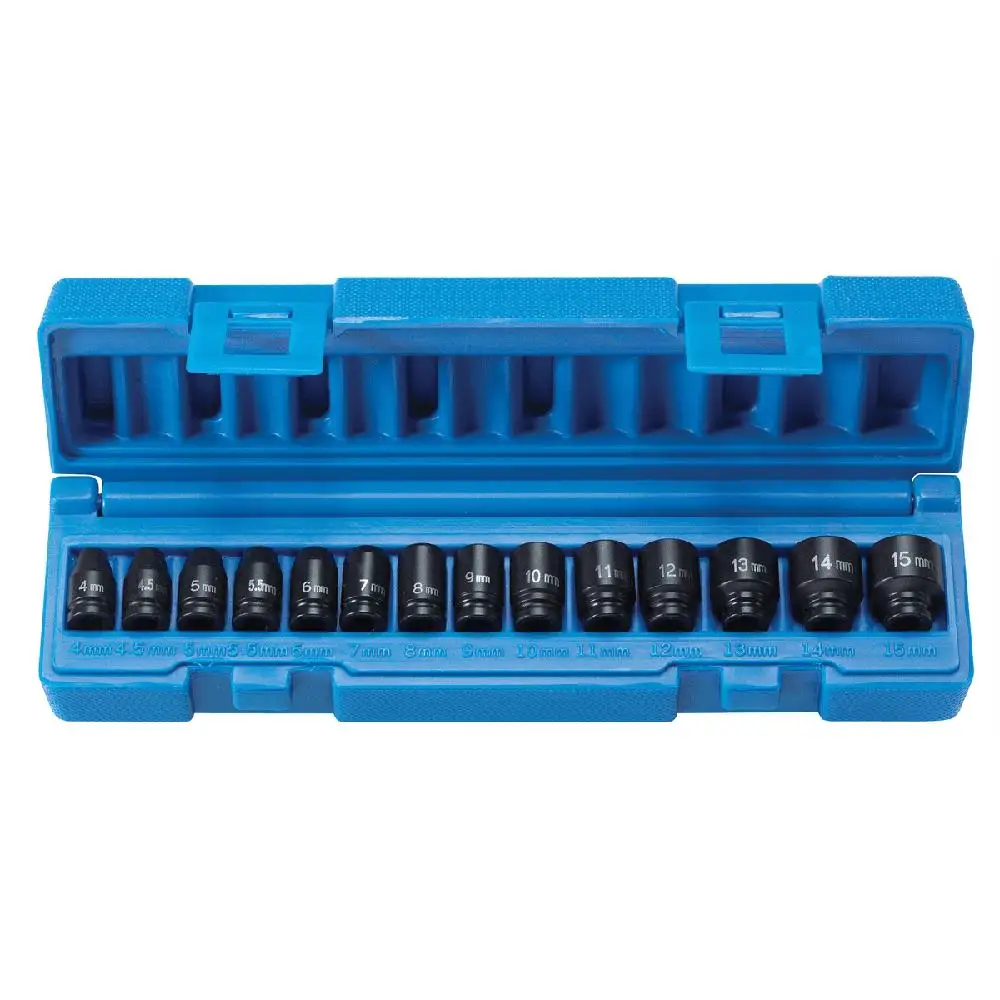 14-Piece Metric Socket Set 1/4