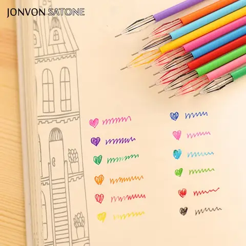 12 Color Neutral Pen jonvon satone