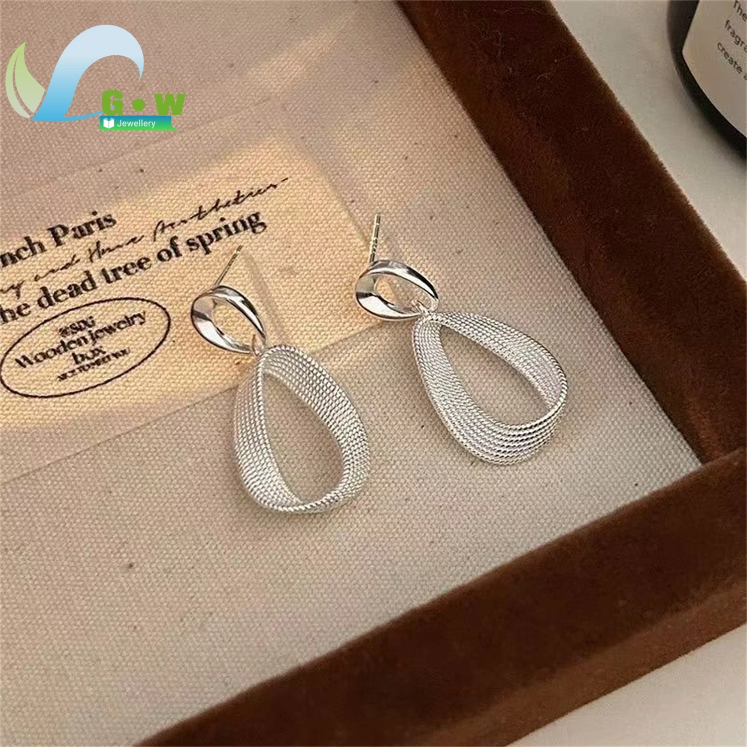 Elegant Fashion Drop Earrings Women Minimalist Popular Gemstone Dangle Jewelry Daily Wear Charm Gift For Her Girlfriend Wife