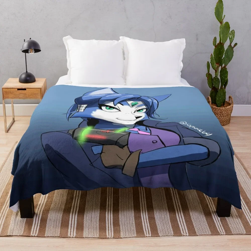 

FBI Krystal | @kaphonie64 Throw Blanket Summer Beddings Nap anime Vintage Blankets