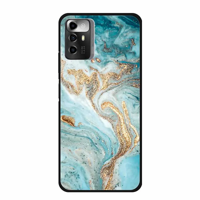 Case For ZTE Blade A72 5G Marble TPU Soft Silicone Back Cover For ZTE BladeA72 5G Phone Cases Shockproof Mica Painted Cute Capa