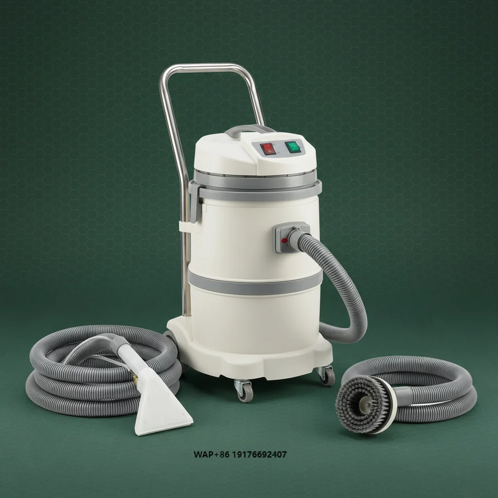 

Pro Upholstery Extractor with Full Kit: Sofa Brush, Vacuum Tools, 14m Reach for Hotel, Office, Cinema