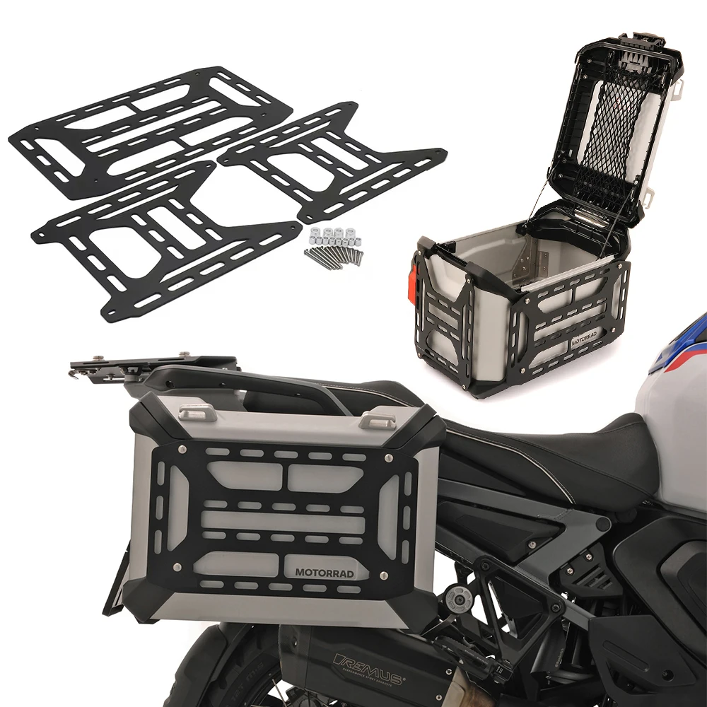 Waterproof Luggage Grille Cover and Side Luggage Cover for the 2024 BMW R1300GS Adventure ADV Motorcycle.