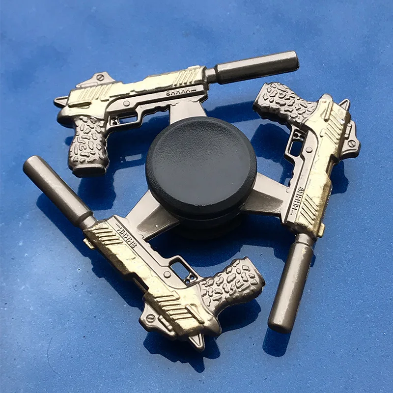 PUBG AWM M4A1 Hand Spinner Gun Zinc Alloy Metal Fidget Spinner King of Glory Weapon Series Spinner for Adult Stress Relief Toys