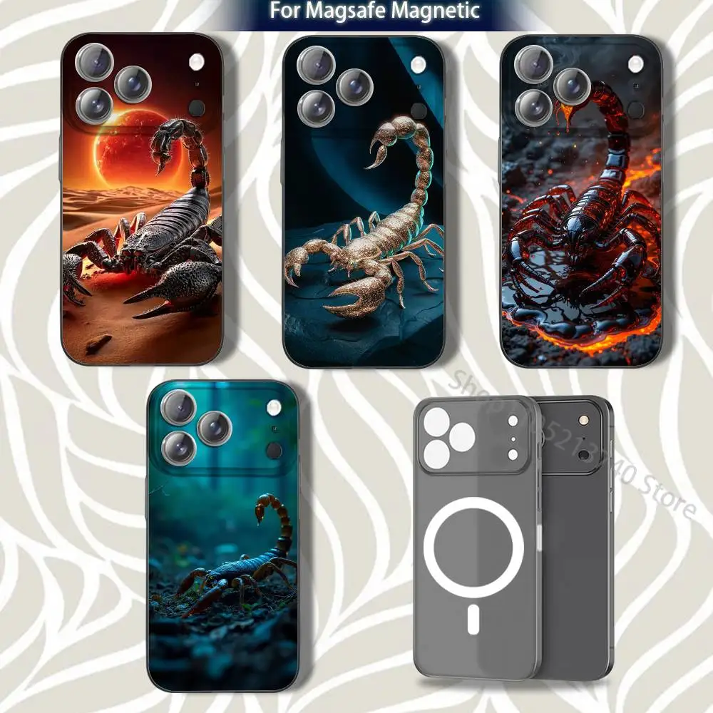 

Specimen Art S-Scorpion-ES Phone Case For iPhone 16,14,11,17,13,15,12,Air,Plus,Pro,Max,E,Mini Grey Frosted for MagSafe Magnetic