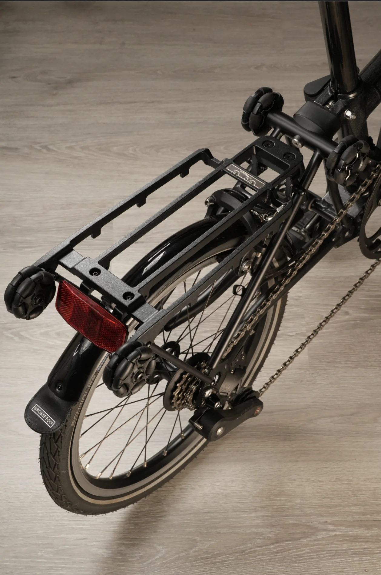 Rack de bagagem em liga de magnésio DC, ultraleve compatível com bicicletas dobráveis Brompton A e C Series