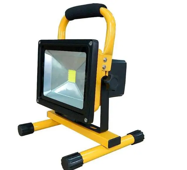 

50W Working Light Daylight Portable LED Rechargeable Flood Light With Mobile Phone Charging Camping Floodlight IP65 Waterproof