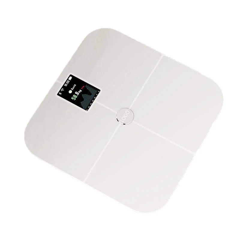 Unique Bluetooth Intelligent Body Fat Scale for Adults Tempered Glass Electronic Weighing Scale Household Weight Monitor OEM ODM
