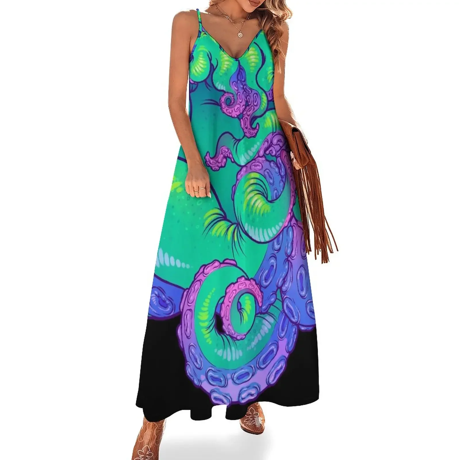 

Cthulhu Tentacles Sleeveless Dress luxury evening dress woman for wedding clothes for women prom clothes summer woman dress 2025