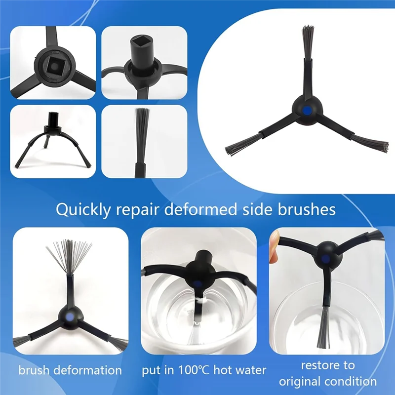 SANQ ل Ecovacs Deebot X5 أومني جهاز آلي لتنظيف الأتربة فرشاة جانبية رئيسية فلتر HEPA ممسحة أكياس الغبار القماش استبدال أجزاء