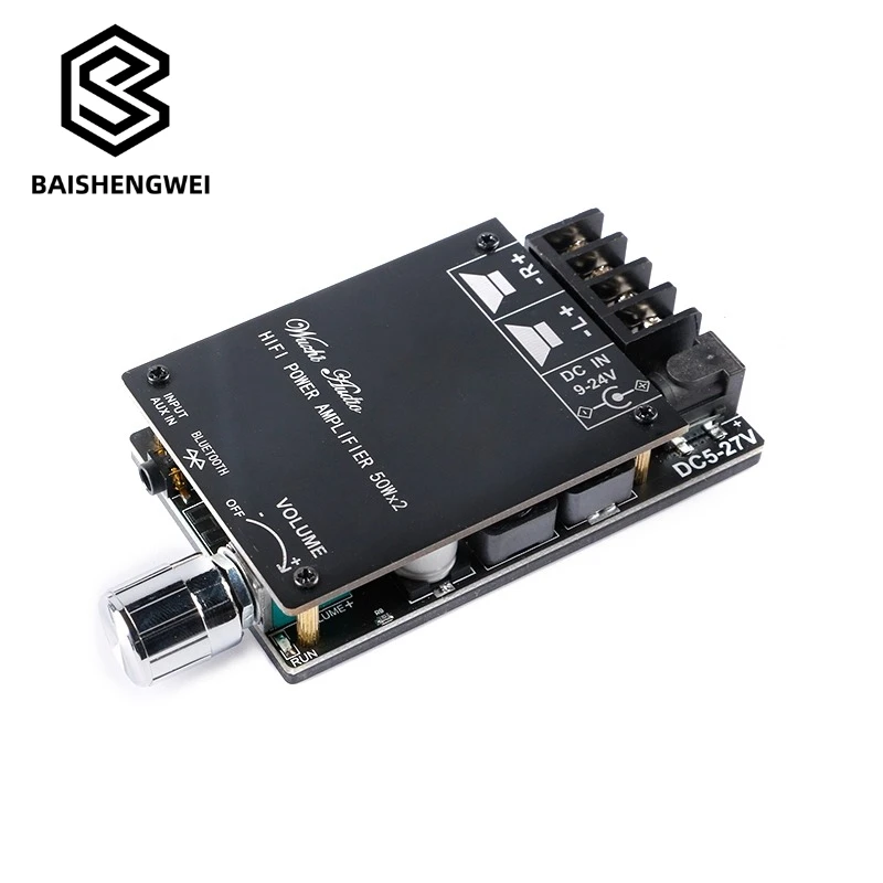 HIFI 2.0 Stereo Bluetooth Digital Power Amplifier Board TPA3116 50W * 2 Lautsprecher Audio ZK-502C