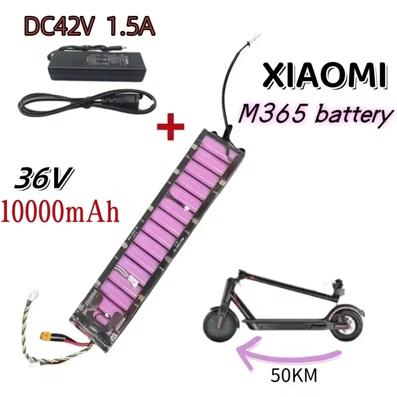 100% original 36V 10Ah scooter battery pack suitable for M365/Pro/1S 36V battery pack electric scooter BMS board+free delivery