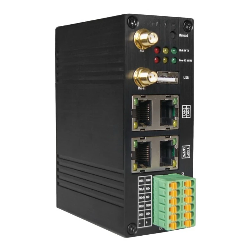 Remote module download and debugging configuration 4G serial port USB Ethernet port, touch screen