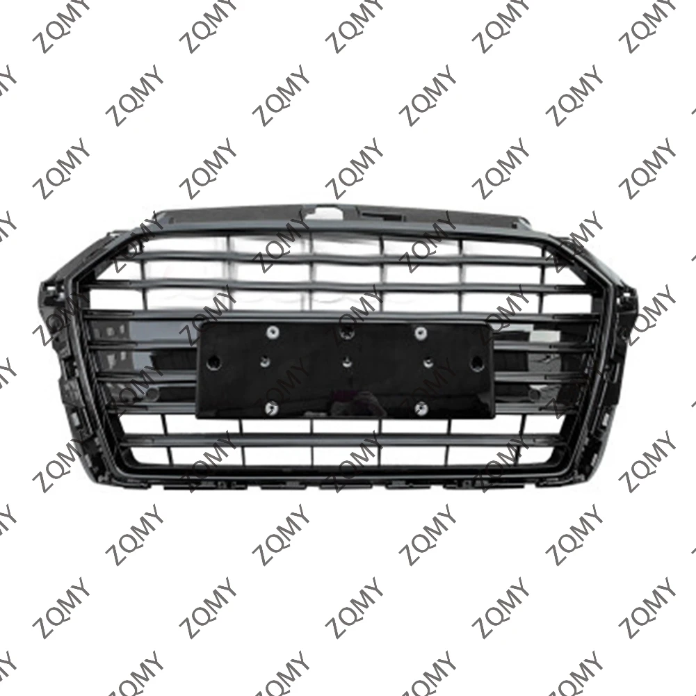 

With/Logo For Audi A3/A3L 2017 2018 2019 2020 Car Front Bumper Grille Centre Panel Styling Upper Grill (Modify S3 style)