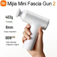 XIAOMI Mijia Mini Fascia Gun 2 Portable Muscle Massage Gun 18kg Thrust Brushless Silent Motor 3 Massage Heads Relax the Body