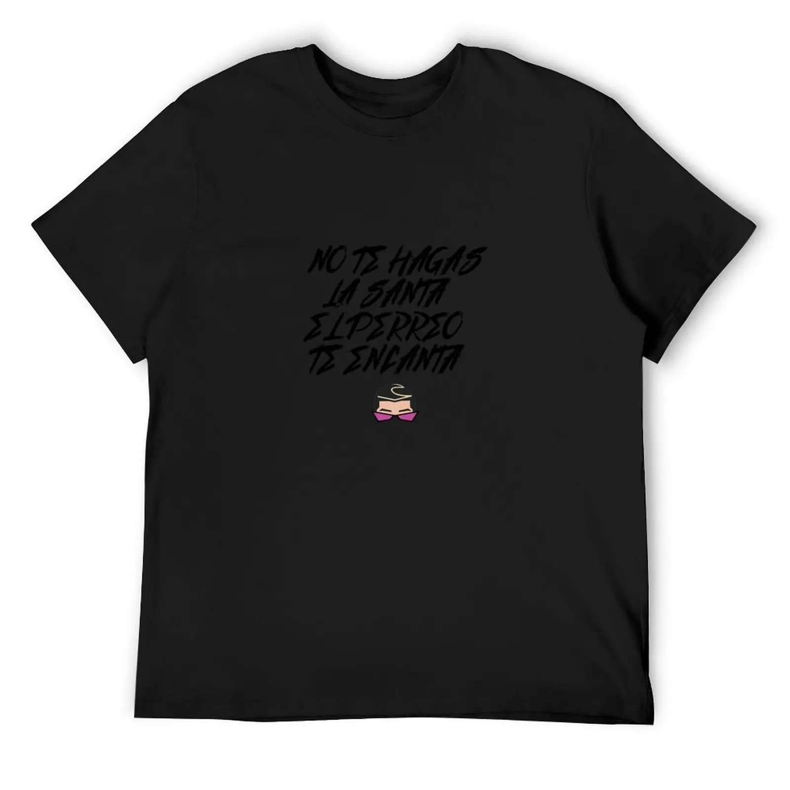 Bad Bunny - El Perreo Te Encanta T-Shirt rapper graphic tees oversized cheap stuff heavyweights plain black t shirts men