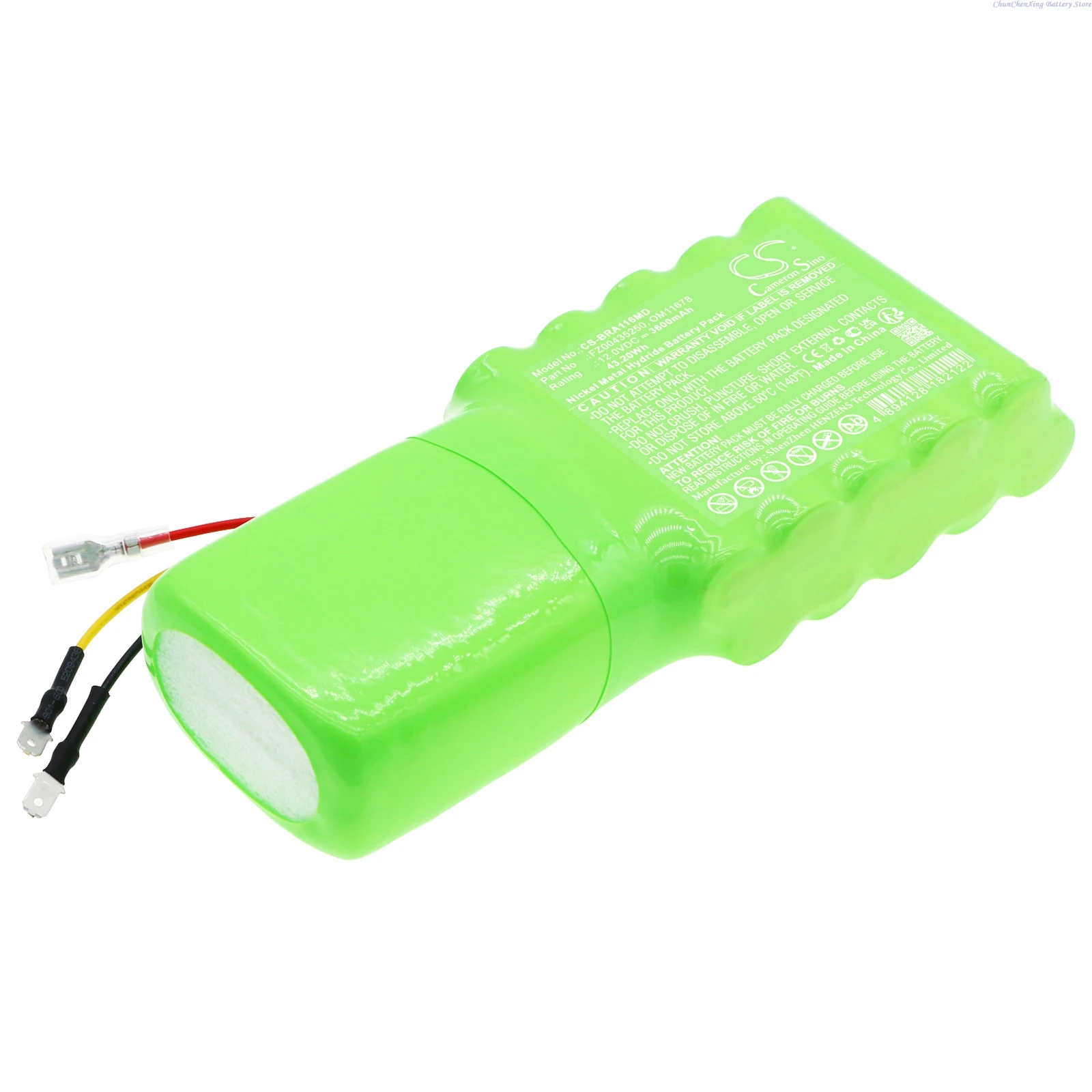 

12.0V 3600mAh Medical Battery FZ00435250 OM11678 B11678 MED0169 AS36320 BMED11678 MED2247 8545 6320 for B.Braun Outlook 100ES