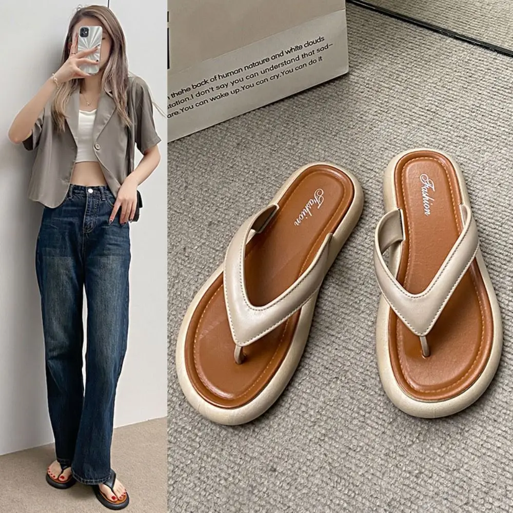 أحذية المنزل الصيف الشقق ثونغ الصنادل الصنادل كليب تو الوجه يتخبط النساء عدم الانزلاق إيفا عطلة نعال شاطئ السباحة