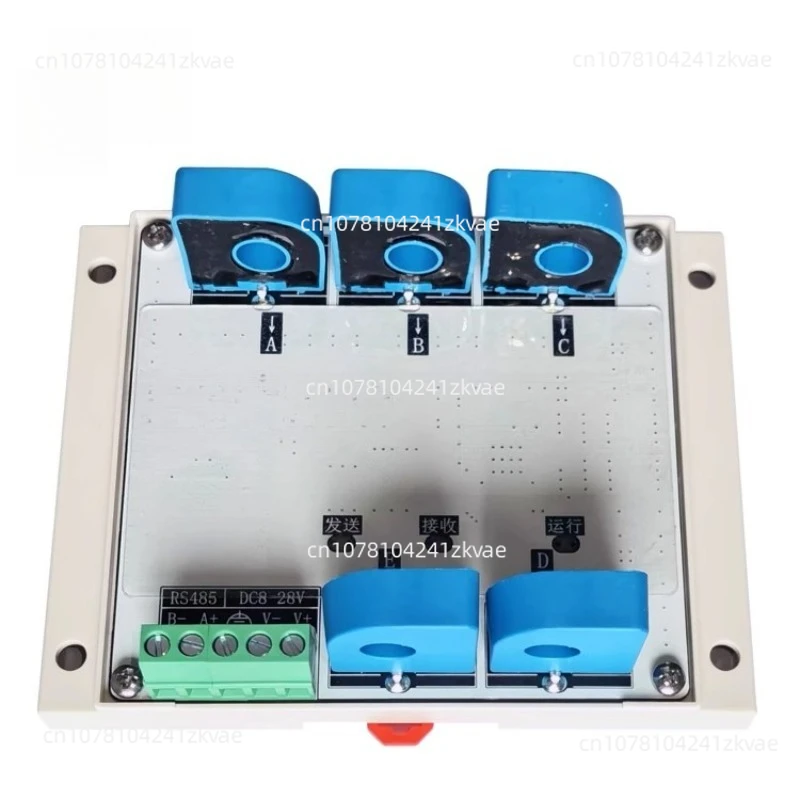 

Multiple 5-way AC DC current acquisition and detection module RS485 measurement sensing transmitter 20A