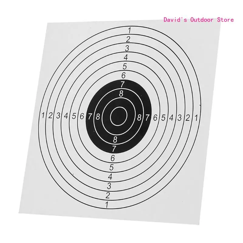 

100Pcs Hunting Targets Paper Practice Targets Paper Archerys Targets Paper X3UA