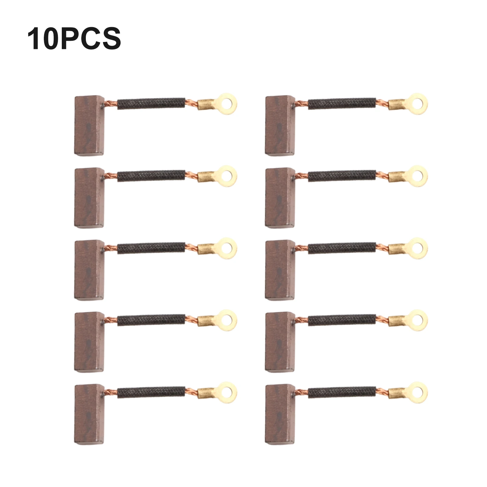 10pcs 6x8x17mm Carbon Brush For DC Submersible Water Pump Motor Carbon Brushes DC12V 24V 36V 48V 60V