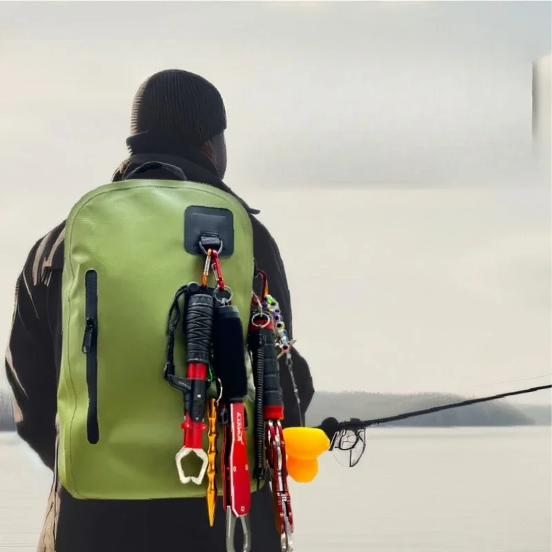 Outdoor sports waterproof bag fishing luya bag fishing rod shoulder crossbody backpack fish wheel fishing bag