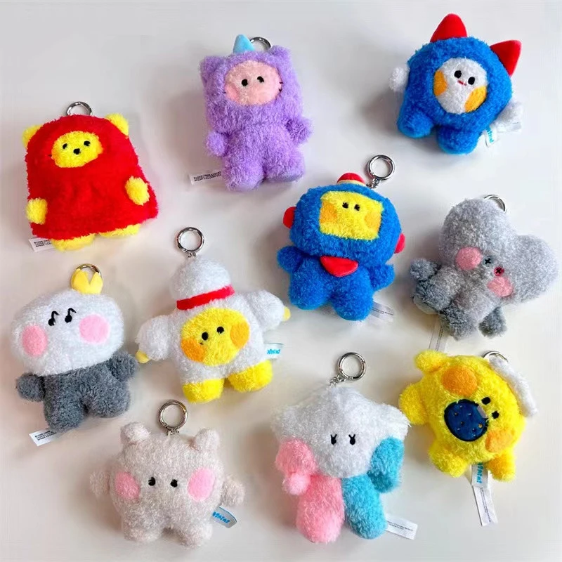 KPOP Hot Plush Pendant TREASURE TRUZ Plush Key Chain CHOI HYUN SUK JIHOON JUNKYU HARUTO ASAHI Backpack Decoration Gifts for Fans