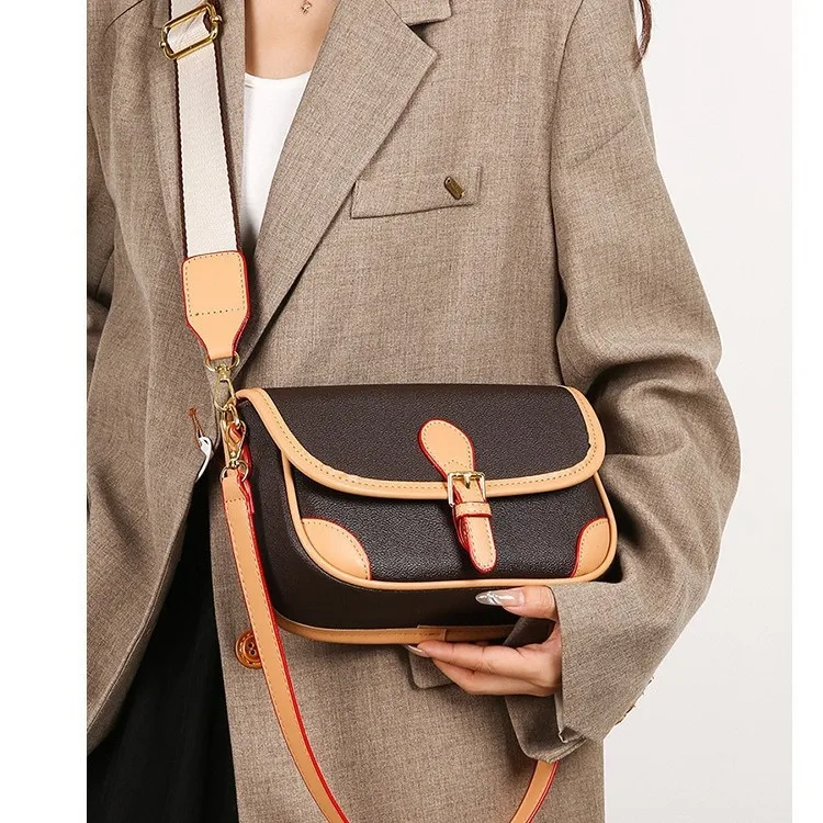 ‌ Borsa a tracolla alla moda con doppia tracolla - Borsa a tracolla resistente all'acqua per donna, spaziosa zaino da viaggio Materiale ecologico ‌